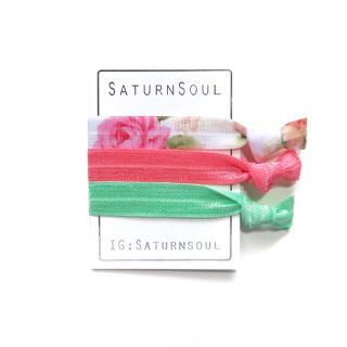 Secret garden hair ties set