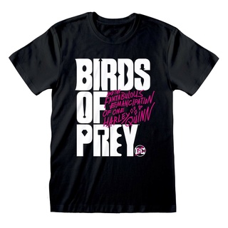 เสื้อยืด พิมพ์ลายโลโก้ Birds Of Prey น่ารัก สําหรับผู้ชายS-5XL