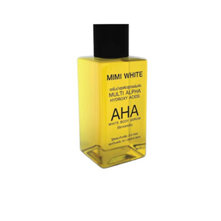 AHA MIMI White เซรั่มหัวเชื้อเอเอชเอ บำรุงขาวใส มีมี่ไวท์ by MIMI White AHA Original100% 