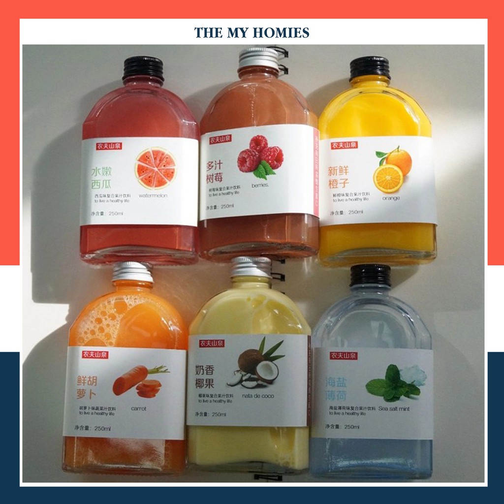 ขวดแก้วฝาดีบุกแบนไหล่สี่เหลี่ยม 100ml 250ml 350ml 500ml