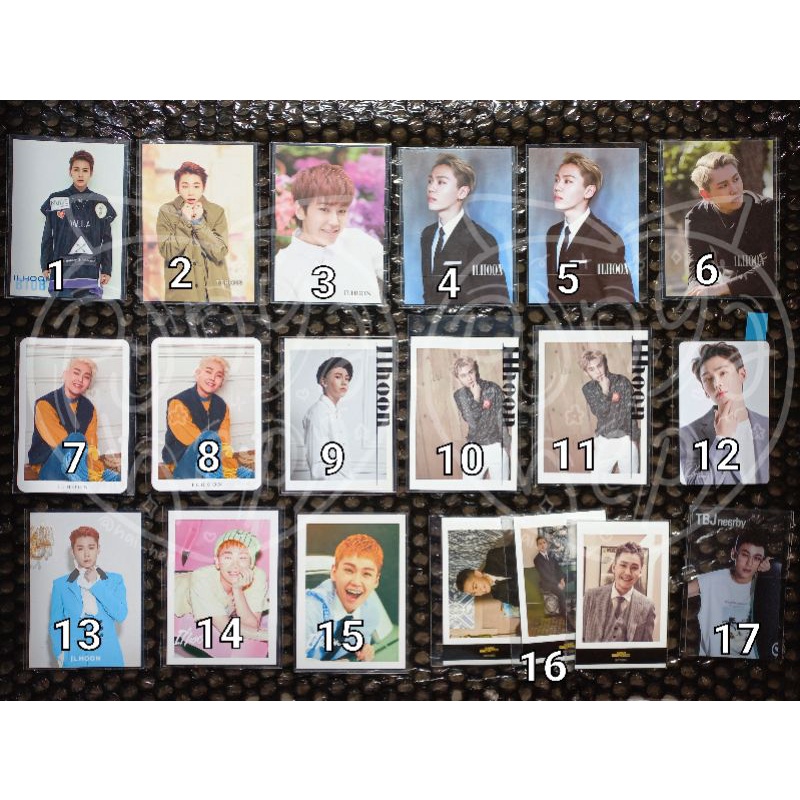 Butob PHOTOCARD ILHOON JAPAN,BJ, CONCORD, TONYMOLY