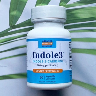 สารสกัดจากพืชตระกูลกะหล่ำ อินโดล-3-คาร์บินอล Indole-3-Carbinol 200 mg 60 Vegetable Capsules (Advance Physician Formulas®)