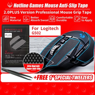 Hotline Games 2.0Plus เทปกันลื่นสําหรับเมาส์เล่นเกม Logitech G502/G502 Wireless เทปกันลื่น