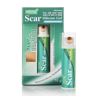 Smooth E Scar Silicone Gel สมูทอี เจลทารอยแผลเป็น ทำให้แผลเป็นนุ่ม ลดรอยแดง รอยดำ ขนาด 10 กรัม 16117