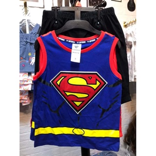 ชุดเด็กชาย superman สไปเดอร์แมน  iron man งานแท้💯 งานห้าง 100% Cotton