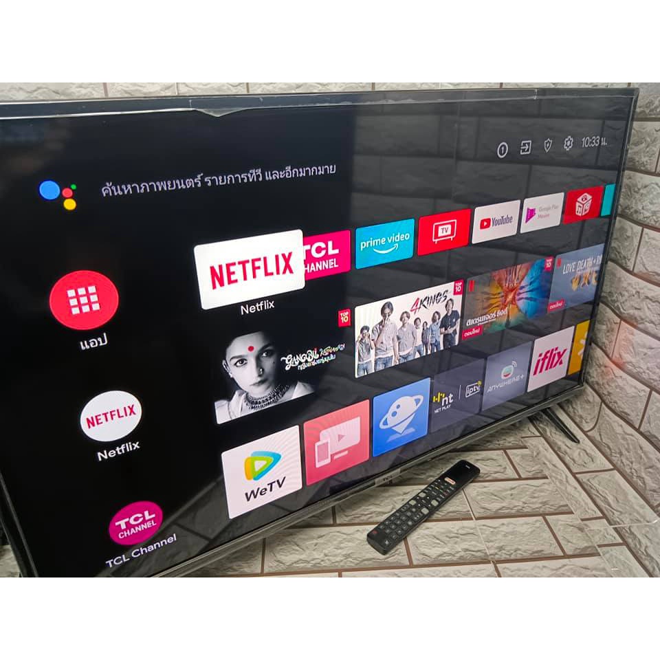สมาร์ท ทีวี ทีซีแอล 40 นิ้ว smart tv tcl ระบบแอนดรอย สภาพดีใหม่ๆ