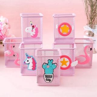 สัตว์การ์ตูนที่ใส่ปากกา ดินสอ ตั้งโต๊/Unicorn Cactus Star Storage Case Student Gift Pencil Pen Holder Stand