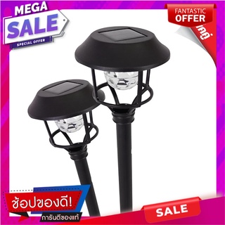 ไฟทางเดิน SOLAR HI-TEK HFSG03003B 0.36 วัตต์ DAYLIGHT สีดำ ไฟทางเดินโซล่าเซลล์ LED SOLAR GARDEN HI-TEK HFSG03003B 0.36W