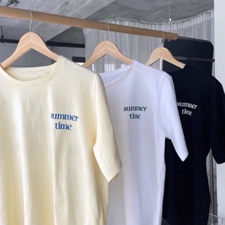 เสื้อ oversize unisex เสื้อยืดสกีน summer พร้อมส่ง‼️