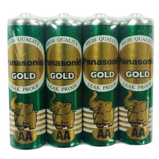 [ของแท้] ถ่าน Panasonic Gold AA เขียว (4ก้อน/แพ็ค)