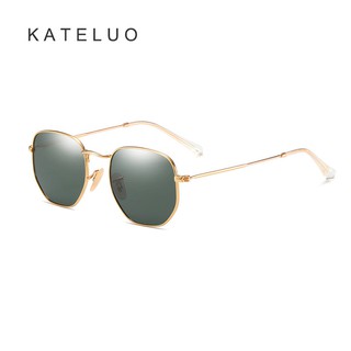 Kateluo แว่นตากันแดด เลนส์โพลาไรซ์ UV400 ทรงสี่เหลี่ยม แฟชั่น สําหรับผู้หญิง ขับรถ 3447