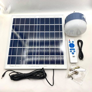 สินค้าขายดี ไฟตุ้ม โซล่าเซลล์ 300W 3สีในหนึ่งหลอด ประหยัดพลังงาน Solar cell High Power LED  ทัศศิพร Tassiporn