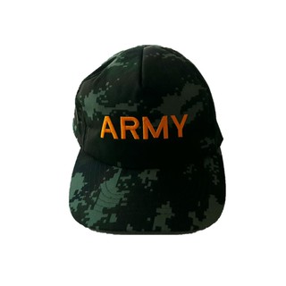 หมวกแก๊ปปัก ARMY พราง