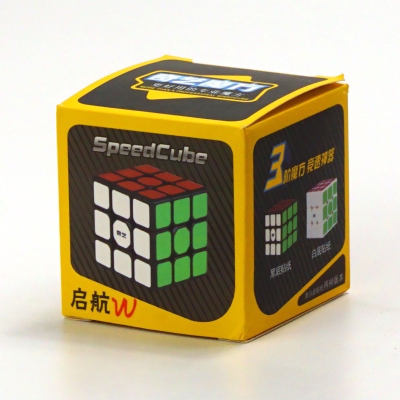 รูบิค3x3ขอบดำ+คาร์บอน+ขอบขาว+พาสเทลราคาไม่แพงSpeedCubeQYTOYSของเล่นเสริมพัฒนาการหมุนลื่นสีสวย