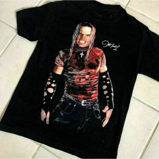 เสื้อเชิ้ต สีดํา พิมพ์ลาย Vtg Jeff Hardy Wwe S To