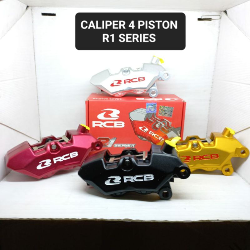 Caliper Caliper R1 series 4 ลูกสูบ RCB ไม่มีตัวยึด