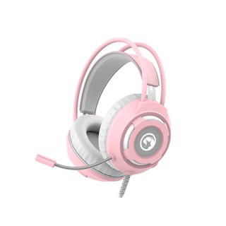 หูฟังเกมมิ่งส์ หูฟังสีชมพู หูฟัง Marvo HG-8936 Gaming Handset Pink.