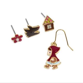 earrings set red Riding Hood