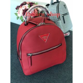 GUESS GILMAN BACKPACK BAG กระเป๋าสะพายเป้ วัสดุ Saffiano คุณภาพดี