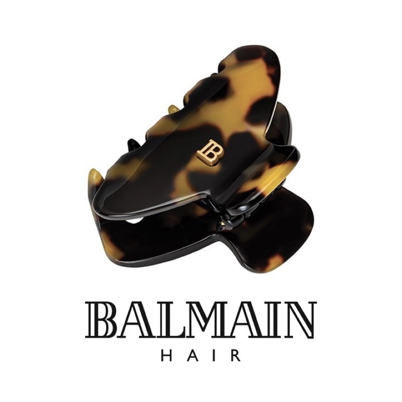 🍀พรีออเดอร์🍀 BALMAIN HAIR CLIP SMALL (TORTOISE) (S)