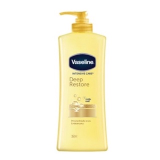 Fehushop99 🌼🌼🌼วาสลีนเหลืองVaseline Deep Restore Intensive Care Lotion 350ml.