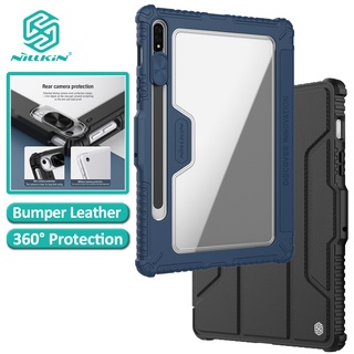 Nillkin เคสโทรศัพท์หนัง ฝาพับอัจฉริยะ กันกระแทก พร้อมตัวเลื่…