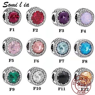 Pandora สร้อยคอ สร้อยข้อมือ ลูกปัดเงิน S925 พร้อมกล่องของขวัญ สําหรับผู้หญิง p825