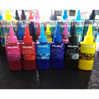 หมึกกันน้ำ100ml.​ 4สี​ 6สี