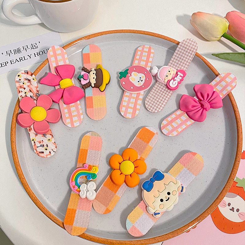 สติกเกอร์ติดผมหน้าม้า ลายการ์ตูนน่ารัก สไตล์เกาหลี สําหรับเด็กผู้หญิง - รูปที่ 4