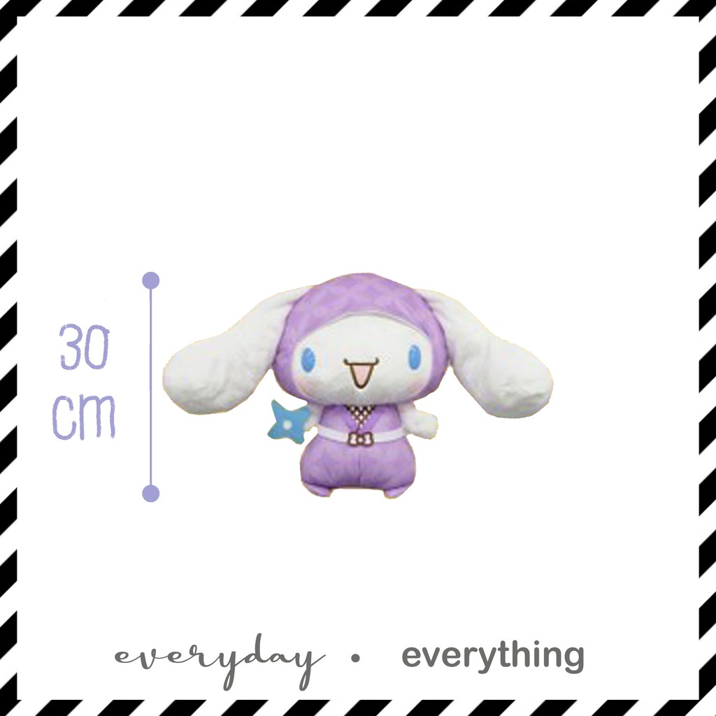 [Toreba] (Sanrio) ตุ๊กตา Cinnamoroll ชินนาม่อนโรล นินจา Ninja Costume