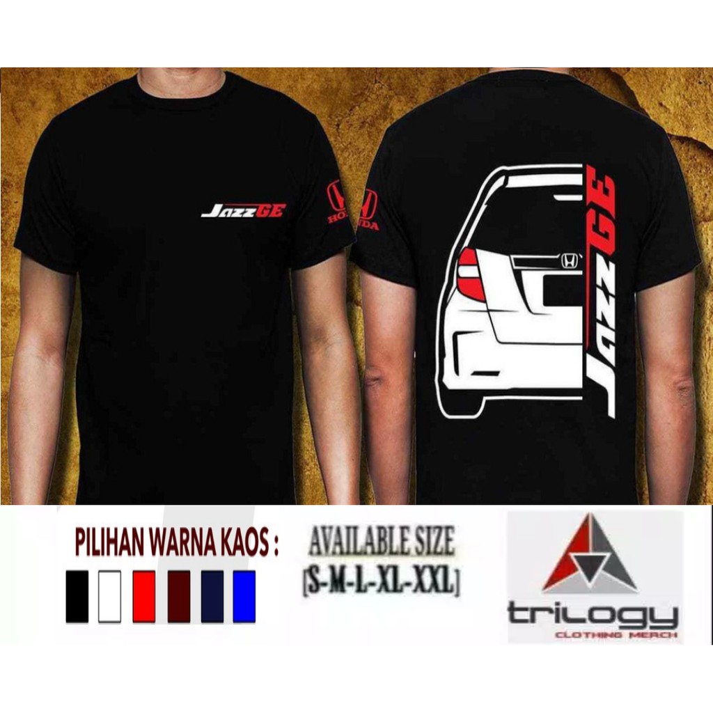 เสื้อยืด Honda JAZZ GE REAL COTTON COMBED CAR DISTRO