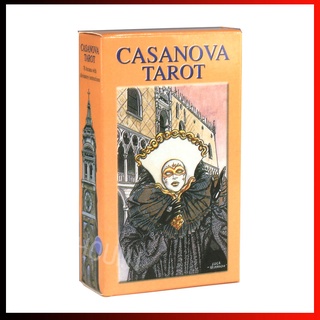 ใหม่การ์ดดําน้ําเวอร์ชั่นภาษาอังกฤษ Casanova Tarot