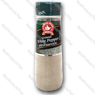 พริกไทยขาวป่น 100% GROUND WHITE PEPPER ขนาดน้ำหนักสุทธิ 110 กรัม บรรจุขวดพลาสติก เครื่องเทศคุณภาพ คัดพิเศษ สะอาด