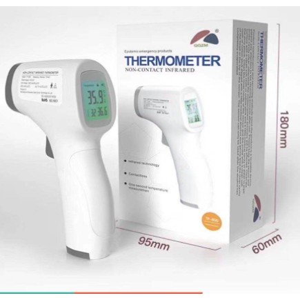 ปืนวัดไข้ 2ดิจิตอลอินฟราเรด Thermometer (สินค้าพร้อมส่ง)