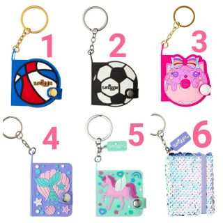 [พร้อมส่ง] พวงกุญแจสมุดโน๊ต smiggle ของแท้จากออสเตรเลีย