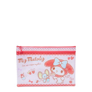 SANRIO ซองซิป F4 Mm My Melody Snack แฟ้ม เด็ก ของเล่น