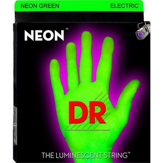 สายกีตาร์ไฟฟ้า DR Neon Green K3 Coated Electric Guitar Strings