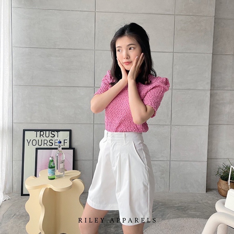 ส่งต่อเสื้อร้าน #rileyapparels สีชมพู 💗💗