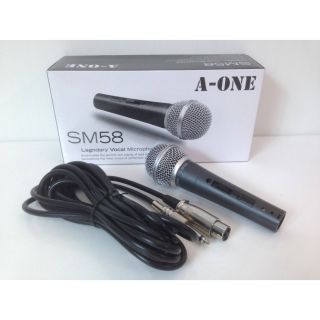 ไมค์โครโฟน พร้อมสาย รุ่น A-ONE  SM-58