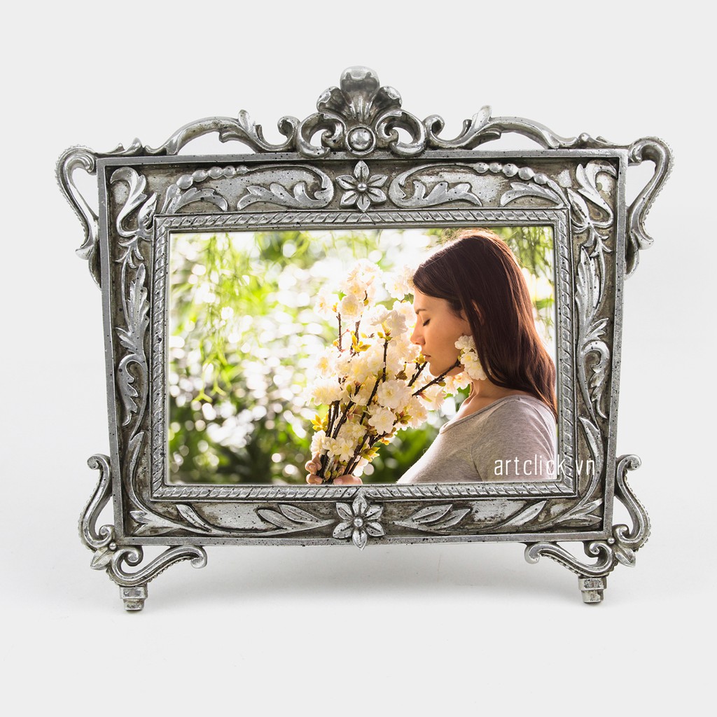 กรอบรูปตั้งโต๊ะคลาสสิกสไตล์เรโทรและวินเทจสําหรับโต๊ะทํางานและตกแต่งร้าน (PF-XB009)