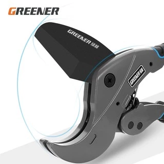 กรรไกรตัดท่อ PPR PVC แบบพกพา GREENER สามารถเปิดใบมีดอัตโนมัติ ขนาดความกว้างของใบมีด 0-64 MM