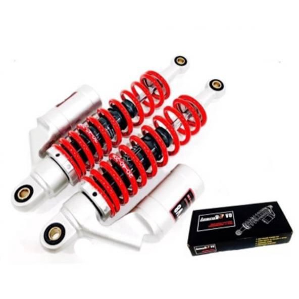 โช็คหลังแก๊ส WAVE  สูง320มิล (สปริงแดง V.8)