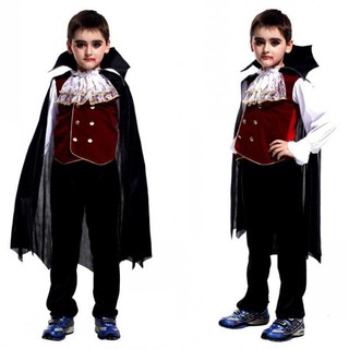 คอสตูมแฟนซีเด็กแวมไพร์แดร็กคิวร่า Noble Vampire Kids costume Halloween fancy