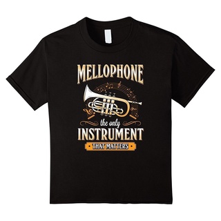 Gildan เสื้อเชิ้ต ผ้าฝ้าย พิมพ์ลาย Mellophone The Only BritishInstrut That Matters And Comf สไตล์ใหม่ สําหรับผู้ชาย 2022