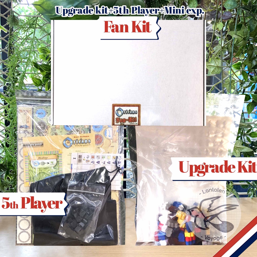 Orleans Upgrade & Expansion / 5th Player Kit / Upgrade Kit DE/ Fankit (5th Player+Upgrade) [Boardgam