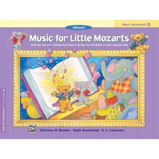 Music for little Mozarts work book เล่ม4
