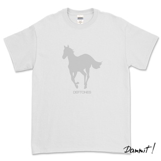 Deftones - วงดนตรี PONY / KAOS สีขาว - S, M, L, XL