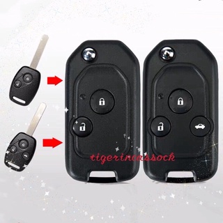 Handsome HONDA modified 2/3 buttons flip remote key shell for replacing Honda JAZZ/CITY/CRV/CIVIC/ACCORD key casing shell-หล่อฮอนด้าดัดแปลง 2-3 คีย์เพื่อแทนที่คีย์การควบคุมระยะไกลเปลือกของฮอนด้า jazz CITY CRV บัญชีและบัญชี