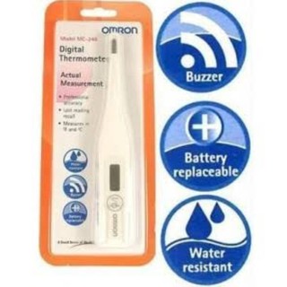 ปรอทวัดไข้ Omron MC-246 Digital Thermometer เปลี่ยนถ่านได้ของแท้100%