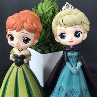 ตุ๊กตาเจ้าหญิง Frozen Anna Frozen 2 Cinderella Alice สําหรับตกแต่งเค้ก